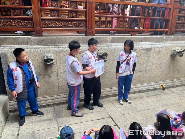 ▲成功國小以VR與模型創作結合課程，帶領學生重新理解赤崁周邊的文化脈絡。（記者林東良翻攝，下同）