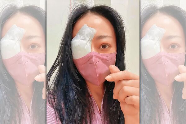 奮力抗病魔／獨家！甲狀腺引發眼疾　高慧君動3次手術恐失明