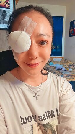 奮力抗病魔／獨家！甲狀腺引發眼疾　高慧君動3次手術恐失明