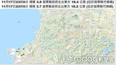 苗栗罕見連3震　專家揭成因：「新竹前緣構造」地底破裂