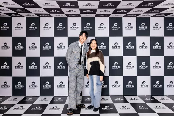 ▲《失樂園》導演蔡銀娟與范少勳到愛沙尼亞首映。（圖／冬候鳥電影、文策院提供）