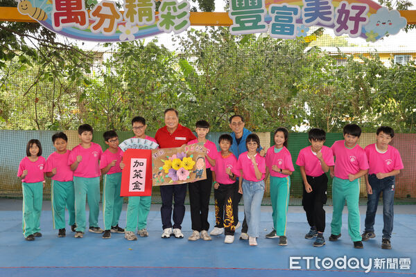 ▲▼ 東森慈善基金會送愛到台中萬豐國小,王令麟    。（圖／記者徐文彬攝）