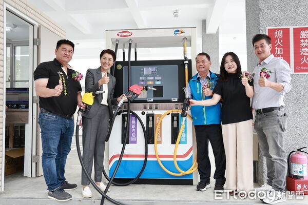 ▲北中寮加油站落成啟用，提升民眾加油便利性。（圖／馬文君服務團隊、南投縣政府提供）