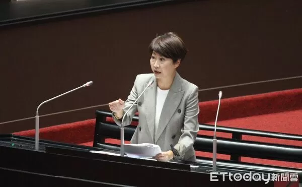 ▲立委陳亭妃在施政總質詢中提出四大民眾關切議題，要求行政院加速回應。（記者林東良翻攝，下同）