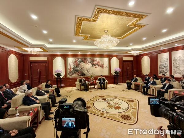 ▲▼  宋濤會見 苗豐強聯華神通集團董事長         。（圖／記者任以芳攝）