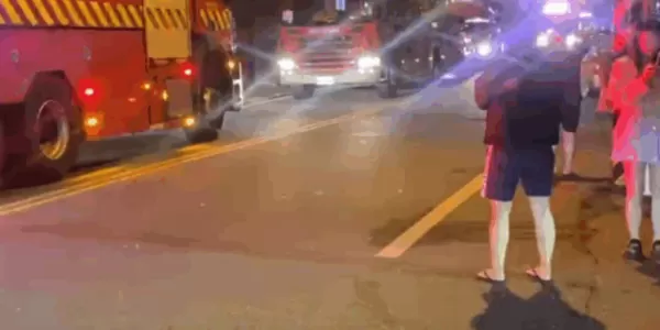 ▲▼花蓮惡火1死1傷。（圖／翻攝記者爆料網）