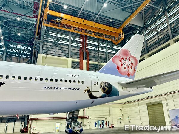 ▲▼華航迪士尼彩繪機。（圖／記者周湘芸攝）