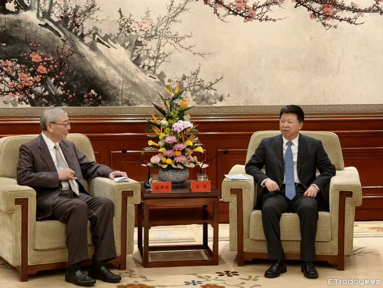 台工商界會見宋濤喊「九二共識」大方說 100%台企業界挺兩岸不能斷