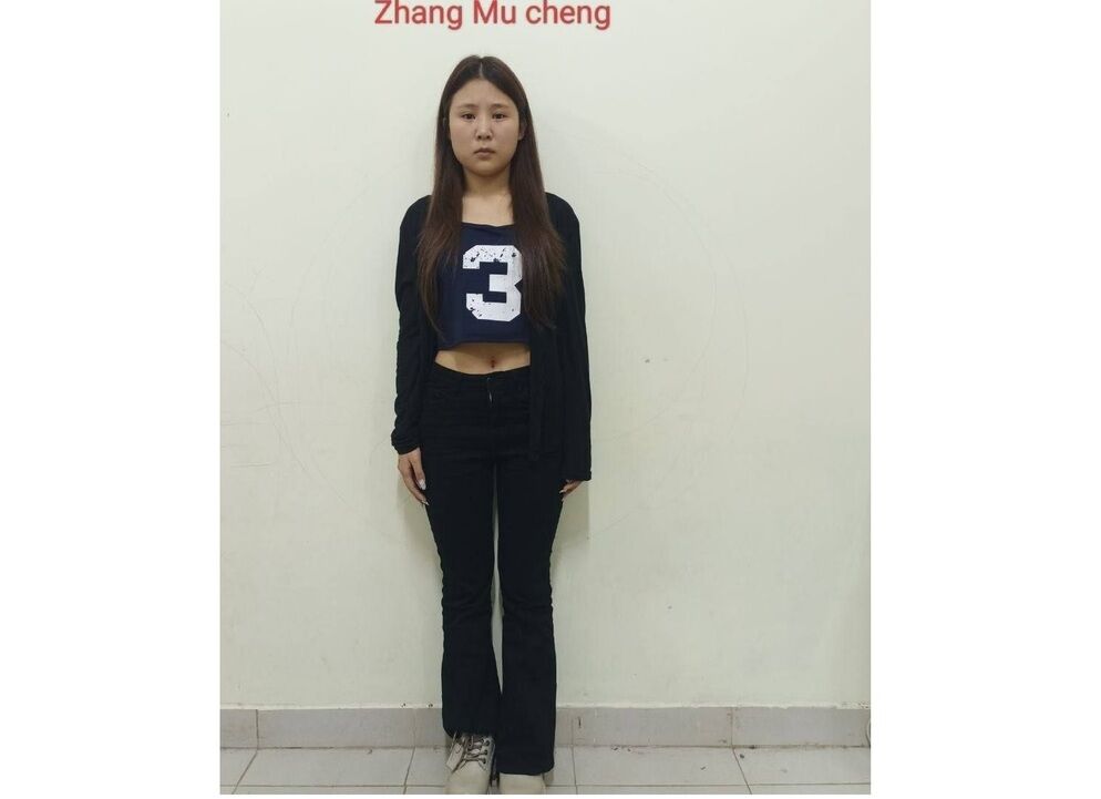 ▲▼ 中國網紅「橙子姐姐」在柬埔寨被捕。（圖／翻攝自抖音、柬中時報）