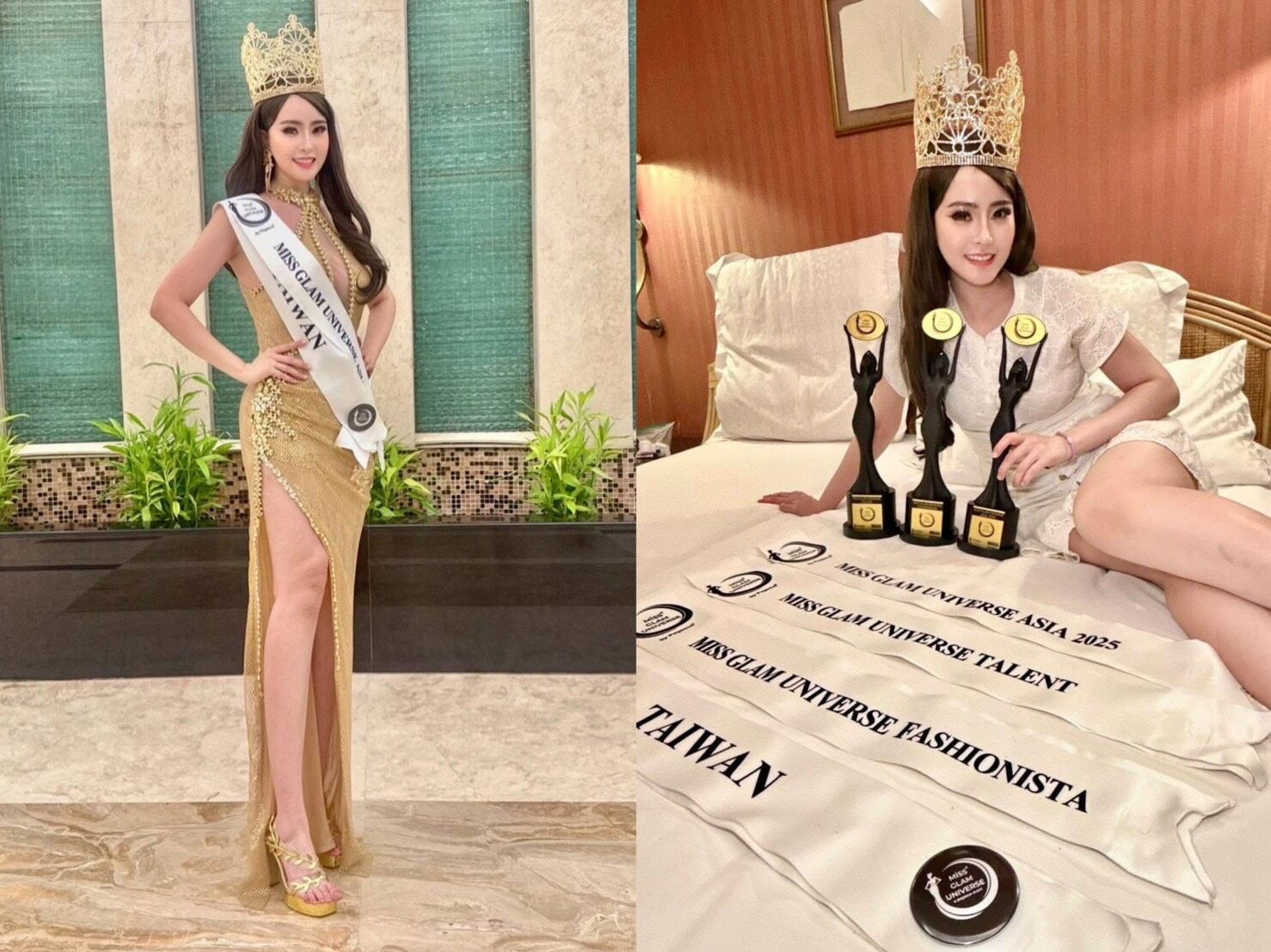 ▲▼台灣之光！鄭珊汶作為台灣代表，在2025亞洲環球華麗小姐連掃三大獎項。（圖／鄭珊汶提供）