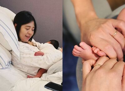 快訊／劉品言生了！　女兒超美「挺鼻長腿」：是衝著漂亮來的吧