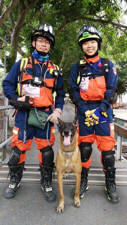 警犬Beta離世。（圖／翻攝自Ntfd-K9 大埔分隊）