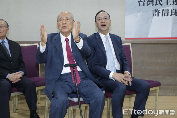 ▲▼許信良「桃園中壢事件48週年紀念暨新書《天命》發表會」，前國民黨主席吳伯雄、朱立倫，以及前桃園市長吳志揚出席。（圖／記者湯興漢攝）