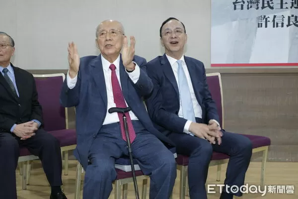 ▲▼許信良「桃園中壢事件48週年紀念暨新書《天命》發表會」，前國民黨主席吳伯雄、朱立倫，以及前桃園市長吳志揚出席。（圖／記者湯興漢攝）