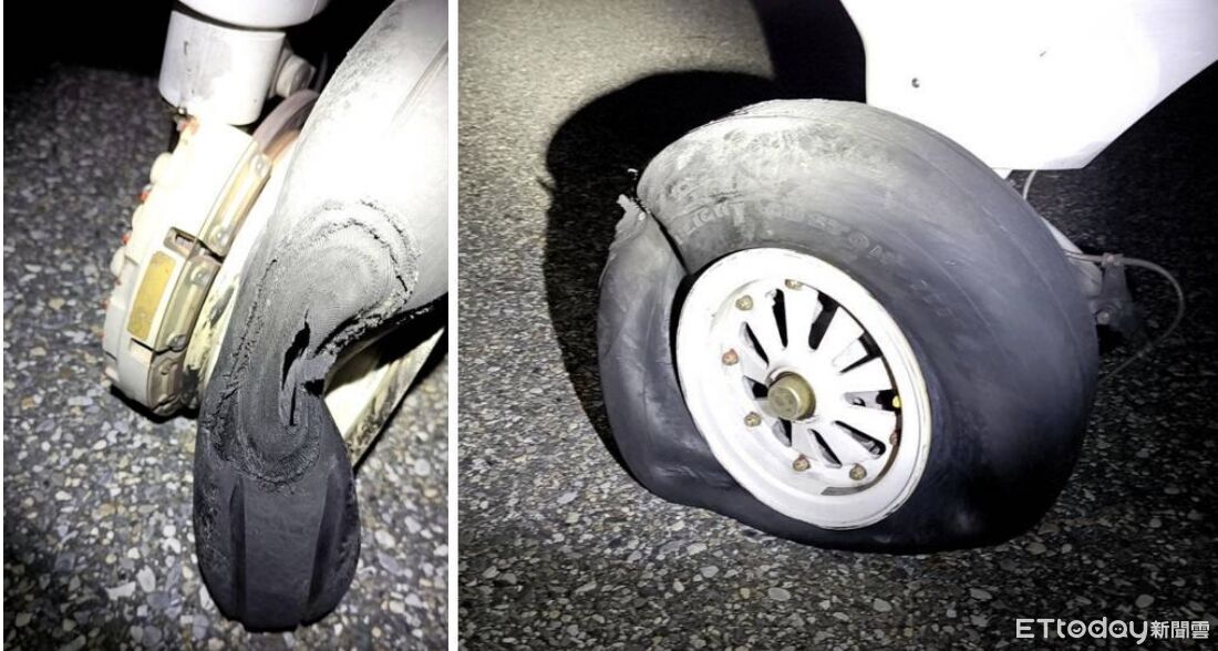 安捷航空金門落地爆胎　運安會調查：駕駛觸動左煞車踏板