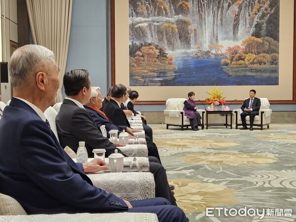 ▲▼大陸國台辦主任宋濤於四川成都會見洪秀柱、吳成典、張安樂、王炳忠等人（2025.11.19）。。（圖／記者陳冠宇攝）
