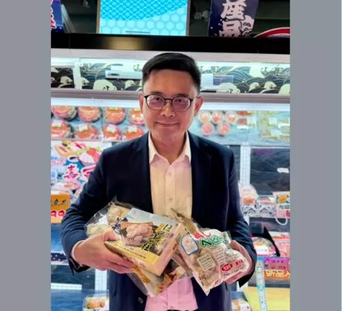 ▲賴瑞隆、蔡秉璁籲「用行動支持日本水產」             。（圖／翻攝▲賴瑞隆、蔡秉璁臉書）