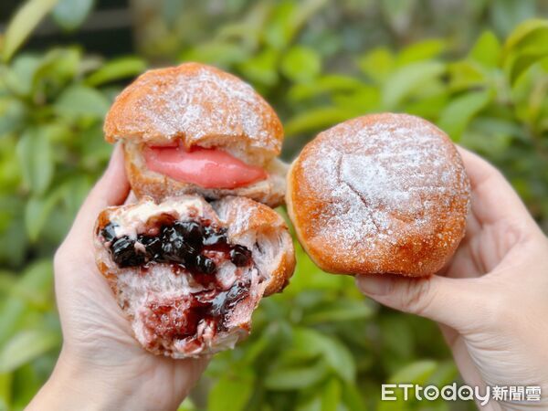 ▲▼拉亞漢堡推出全新現炸爆漿「生甜甜圈」。（圖／記者蕭筠攝）