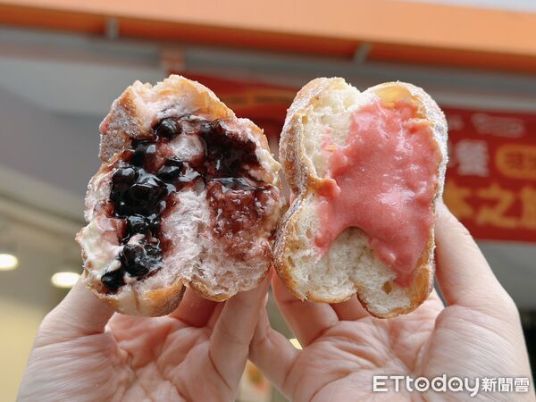 ▲▼拉亞漢堡推出全新現炸爆漿「生甜甜圈」。（圖／記者蕭筠攝）