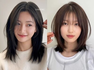 8款不用燙中長髮層次剪推薦！日系塊狀剪率性耐看　耳下薄剪不用整理