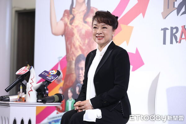 ▲翁倩玉出席《萬博追踪》台灣首映記者會。（圖／記者林敬旻攝）