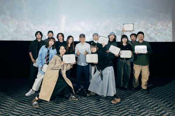 ▲2025金馬電影學院學員、導師陳小娟與院長廖慶松。（圖／金馬執委會提供）