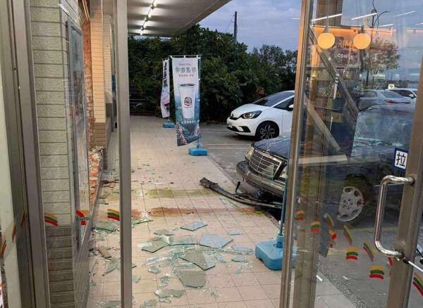 ▲▼嘉義車禍。（圖／翻攝自綠豆嘉義人）