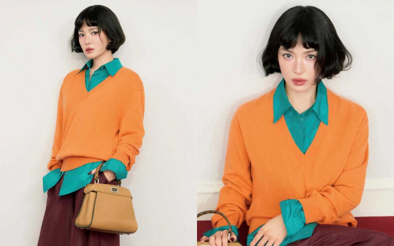 宋慧喬「精靈系耳下捲髮」美爆了！重現20歲清純初戀顏 全網跪著看照片！