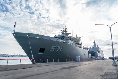 海上拖帶能手　新型救難艦「大武軍艦」首度亮相