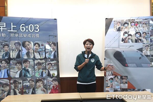 ▲陳亭妃每天清晨6:03搭上首班高鐵北上，形象影片呈現她真實的一天節奏。（圖／記者林東良翻攝，下同）
