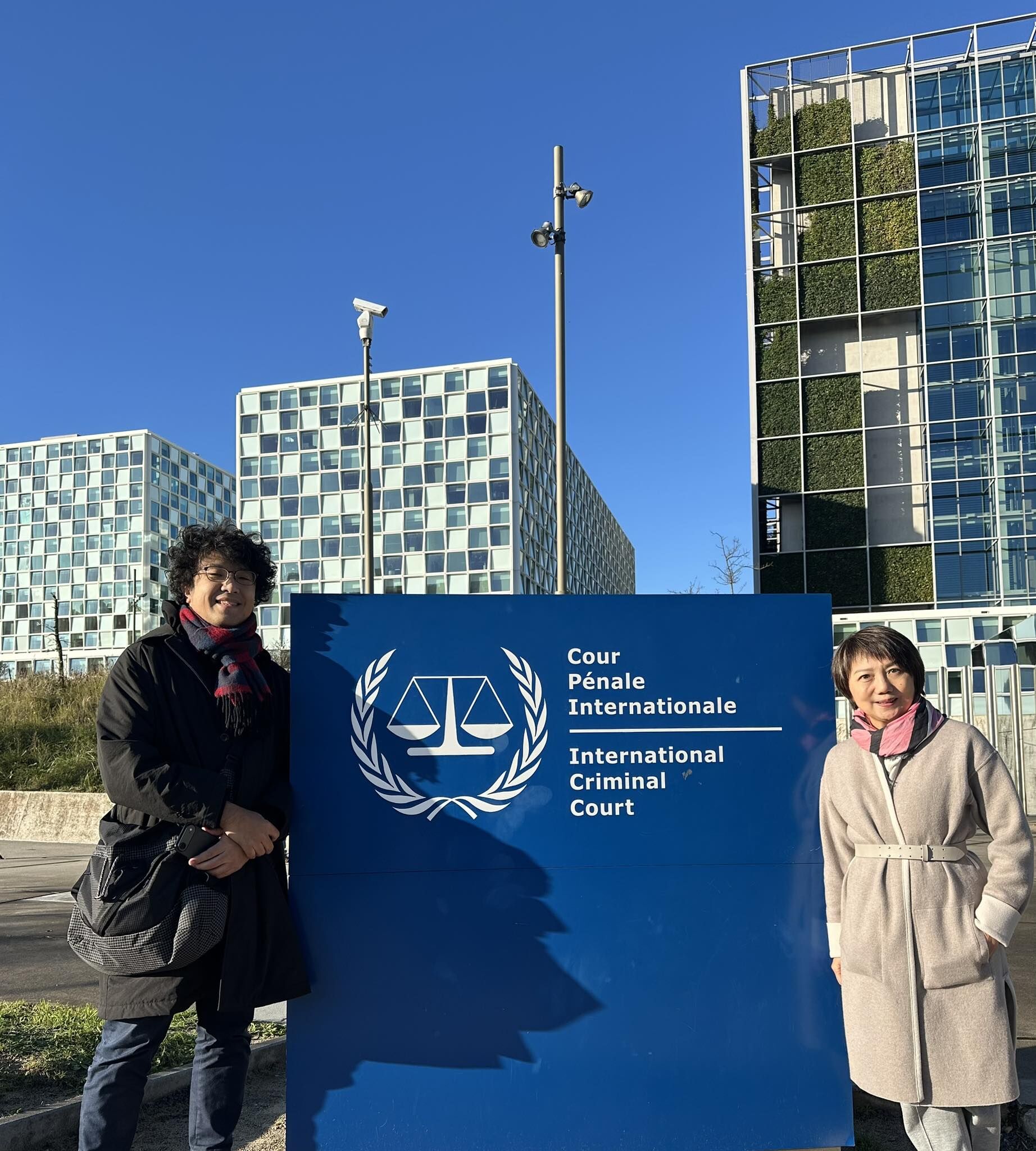 ▲范雲PO出與沈伯洋在ICC前的合照。（圖／翻攝自Facebook／范雲）