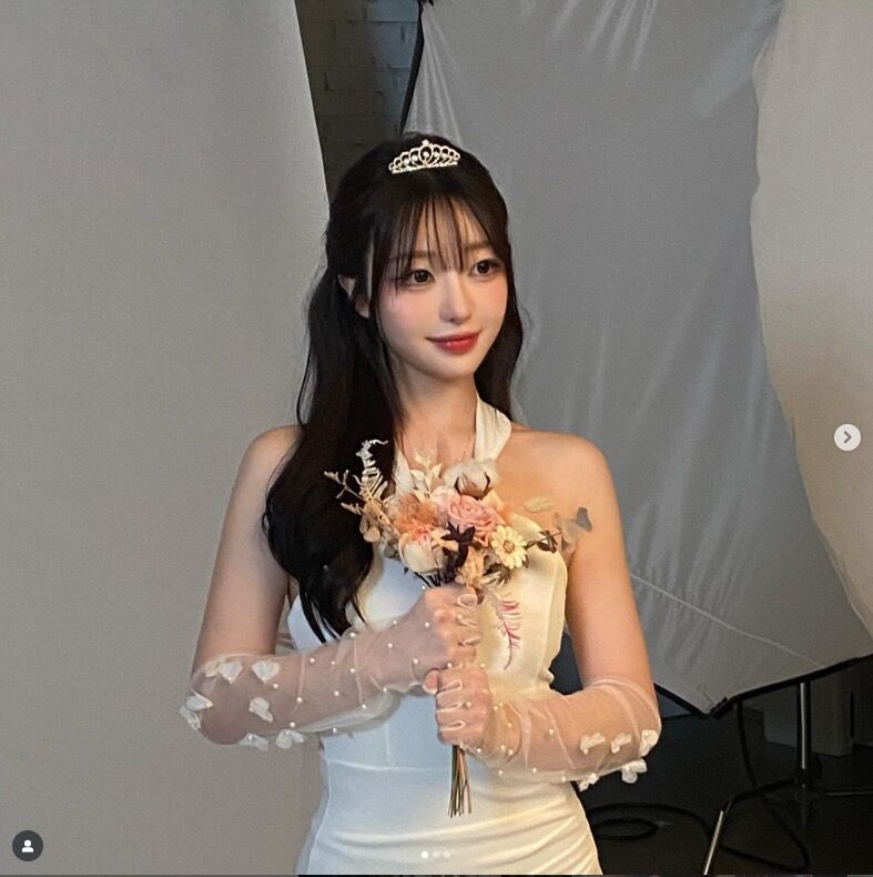 ▲▼味全龍啦啦隊韓籍女神權喜原「魚丸」。（圖／翻攝IG／hee._.tty）