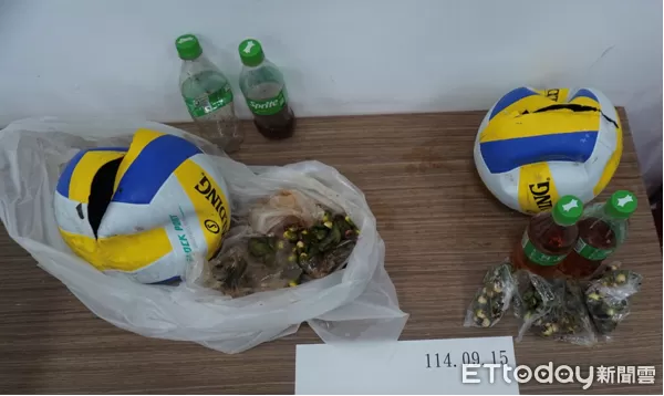 ▲▼             花蓮監獄受刑人竟找獄外友人，操控無人機以空投方式運送洋酒與檳榔。（圖／記者王兆麟翻攝，下同）