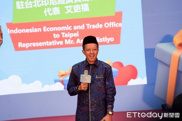 ▲印尼駐台代表艾吏福祝賀，力推外籍朋友一定要參加。（圖／記者游瓊華翻攝）