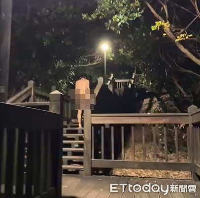 ▲▼南港公園與周邊抽水站，有人在半夜全裸於公園木棧道徘徊。（圖／陳宥丞提供）