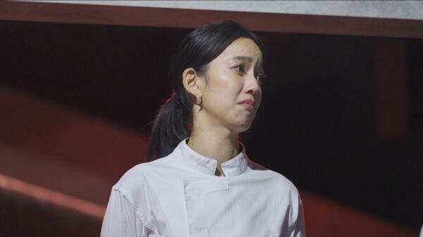 ▲鍾欣凌忍不住落淚。（圖／華視提供）