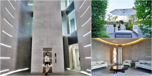 ▲▼日本山陽「岡山信用金庫」由世界知名建築師安藤忠雄設計，現代簡約時尚，免費參觀還有專人導覽。（圖／部落客Mika提供）