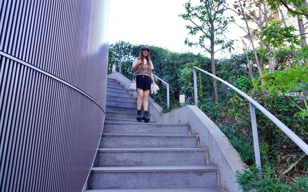 ▲▼日本山陽「岡山信用金庫」由世界知名建築師安藤忠雄設計，現代簡約時尚，免費參觀還有專人導覽。（圖／部落客Mika提供）