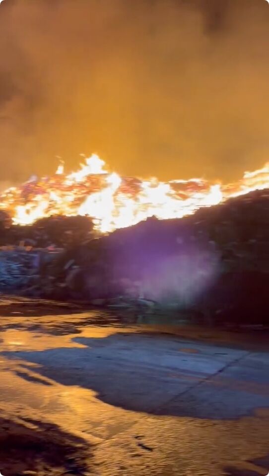 烏樹林「廢棄暫置場」恐燒1週！　台南12區、高雄空污注意