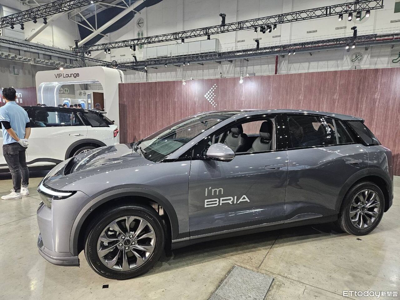 ▲鴻華先進於鴻海科技日展出全新的Foxtron Bria。（圖／民眾提供）