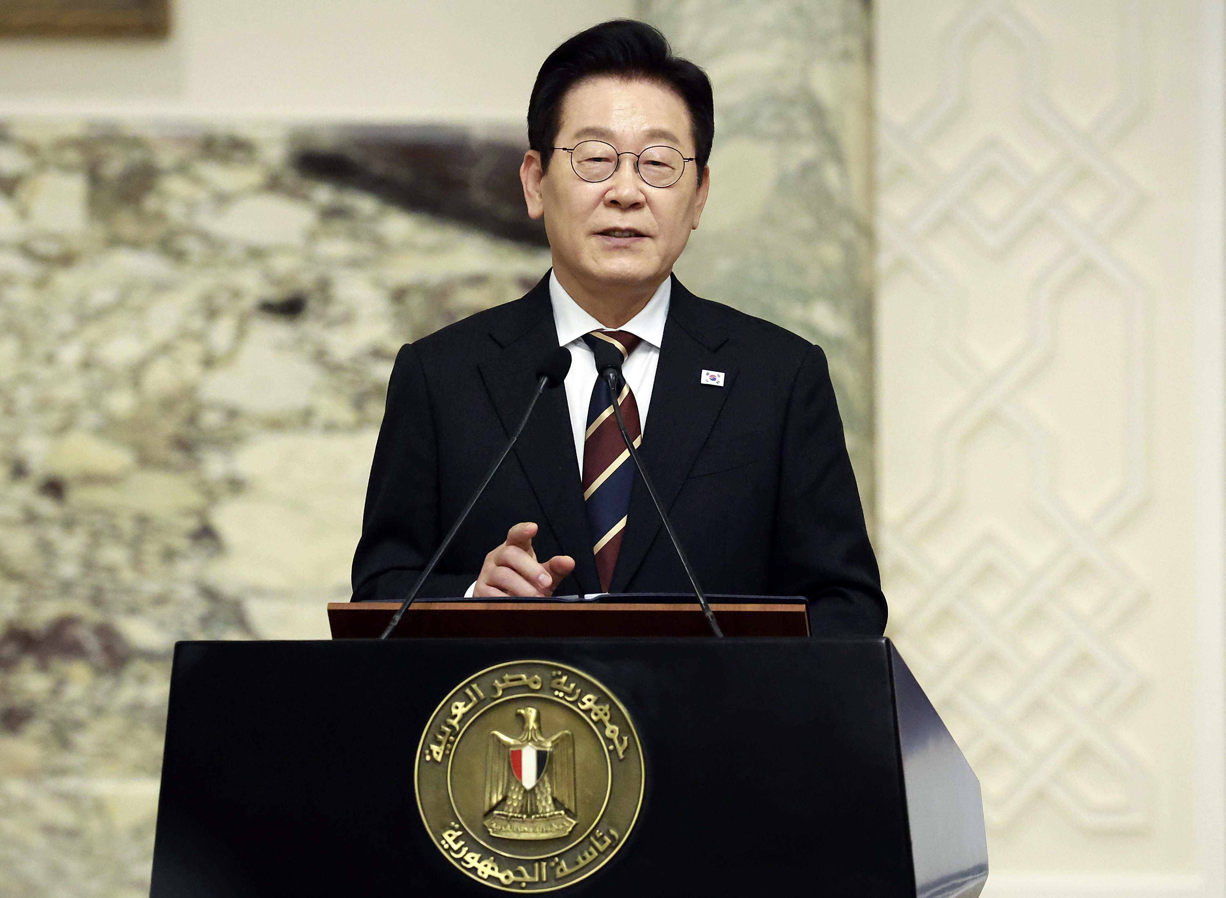 ▲▼南韓總統李在明、金惠景夫婦出訪阿拉伯聯合大公國和埃及,並前往南非出席G20峰會。(圖/達志影像)