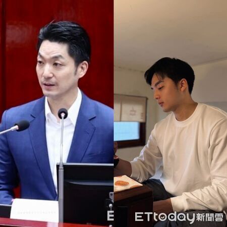 ▲▼張棋鈞神似北市長蔣萬安，甚至還曾經是跆拳道國手。（圖／左圖為資料照、右圖為記者邱中岳翻攝）