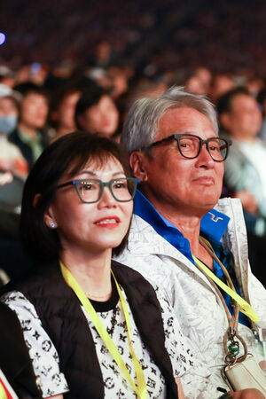 ▲▼秦祥林與老婆曹昌莉。（圖／讀者提供）