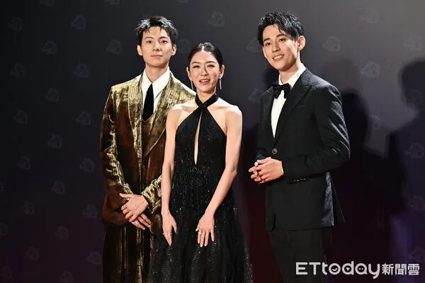 ▲▼▲第62屆金馬獎頒獎典禮星光大道，星光大道主持人徐鈞浩、彭千祐、楊千霈。（圖／記者林敬旻攝）