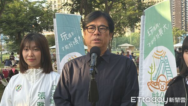 ▲▼高雄市長陳其邁今下午出席活動，回應提告陳菁徽抹黑指控。（圖／記者吳世龍攝，下同）