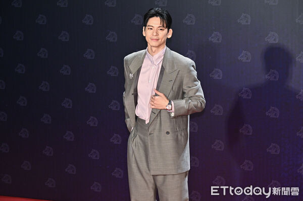 ▲▼第62屆金馬獎頒獎典禮星光大道，林柏宏。（圖／記者林敬旻攝）