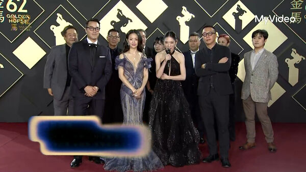 ▲金馬62紅毯，《深度安靜》劇組，林依晨。（圖／翻攝自MyVideo）