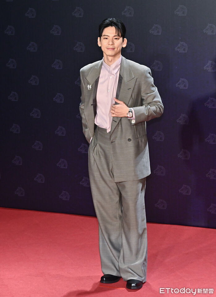 ▲▼第62屆金馬獎頒獎典禮星光大道，林柏宏。（圖／記者林敬旻攝）