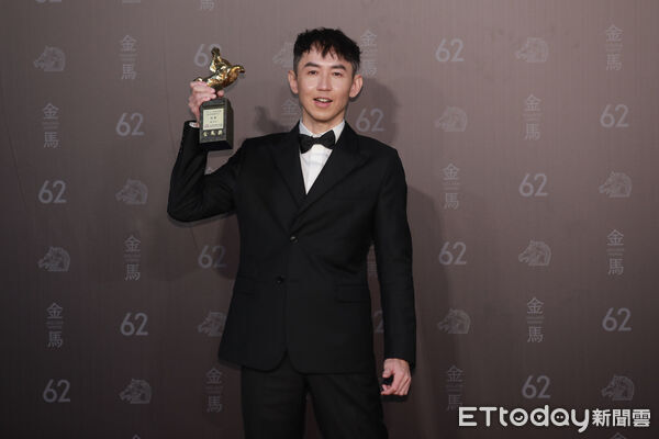 ▲▼  金馬62頒獎典禮 後臺得獎感言-謝文明。（圖／記者黃克翔攝）