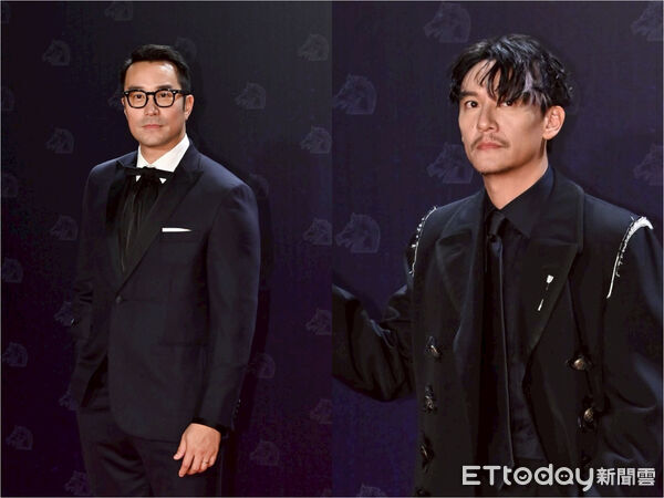 金馬男星時尚／張震穿解構黑西裝帥翻全場！張孝全戴眼鏡變文青書生